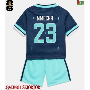 Tyskland Felix Nmecha #23 Borta Kläder Barn VM 2026 Kortärmad (+ Korta byxor)